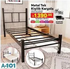 TEK KİŞİLİK METAL KARYOLA